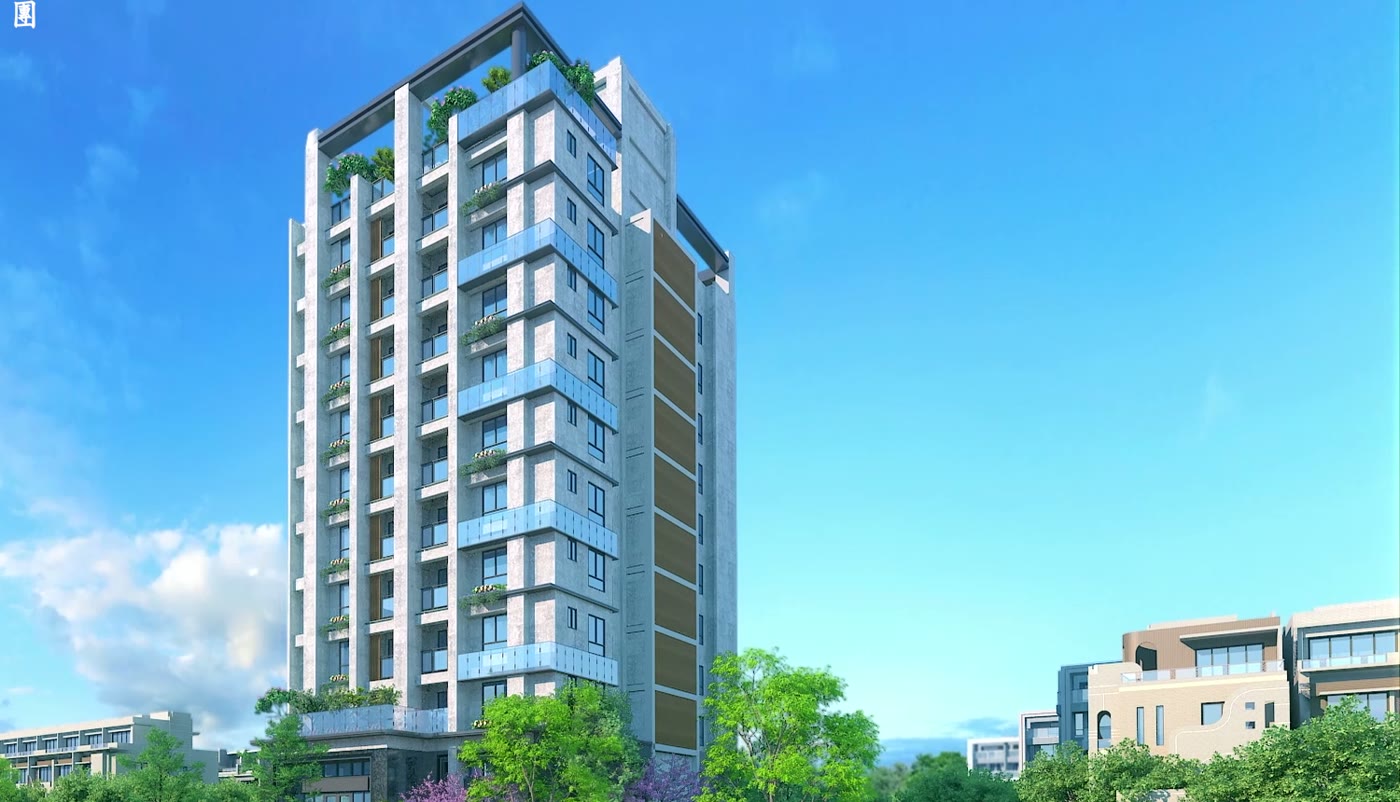以希伯崙工法興建的集合住宅 3D 示意圖